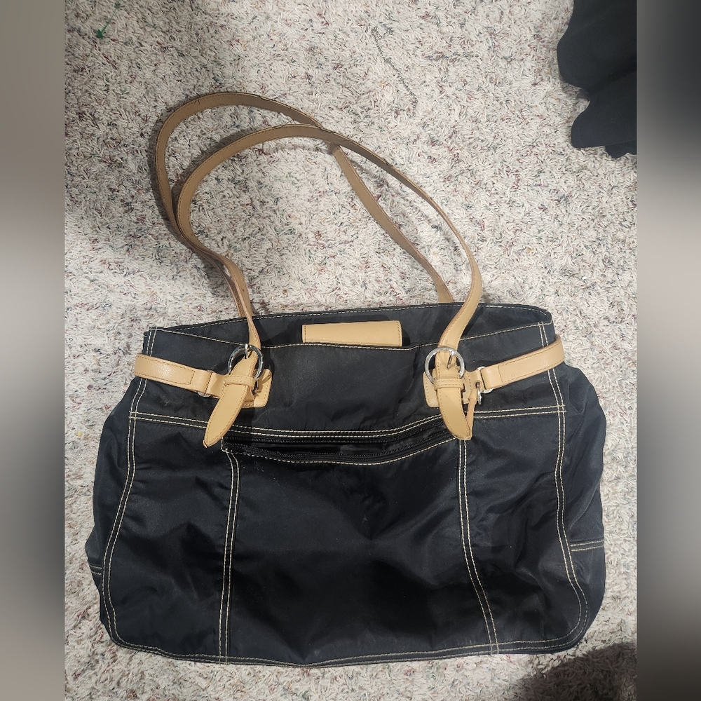 St. Jonh's Bay Black and Tan Women's Bag